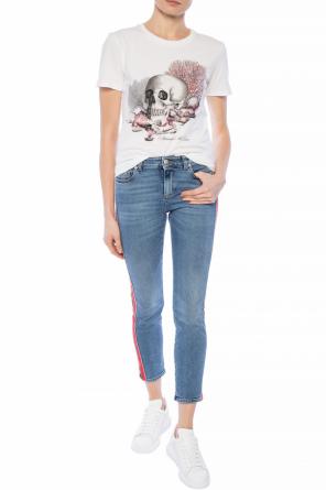 Jeans with decorative stripes, zdjęcie 2 Jeans with decorative stripes od Alexander McQueen